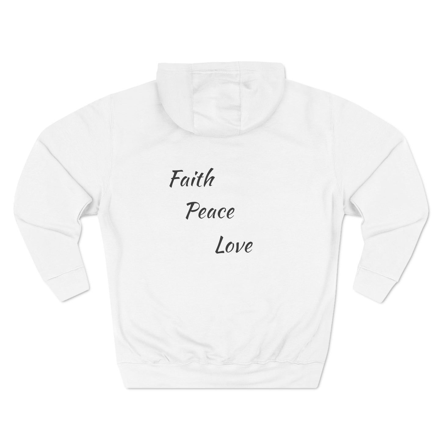 Three-Panel Fleece Hoodie