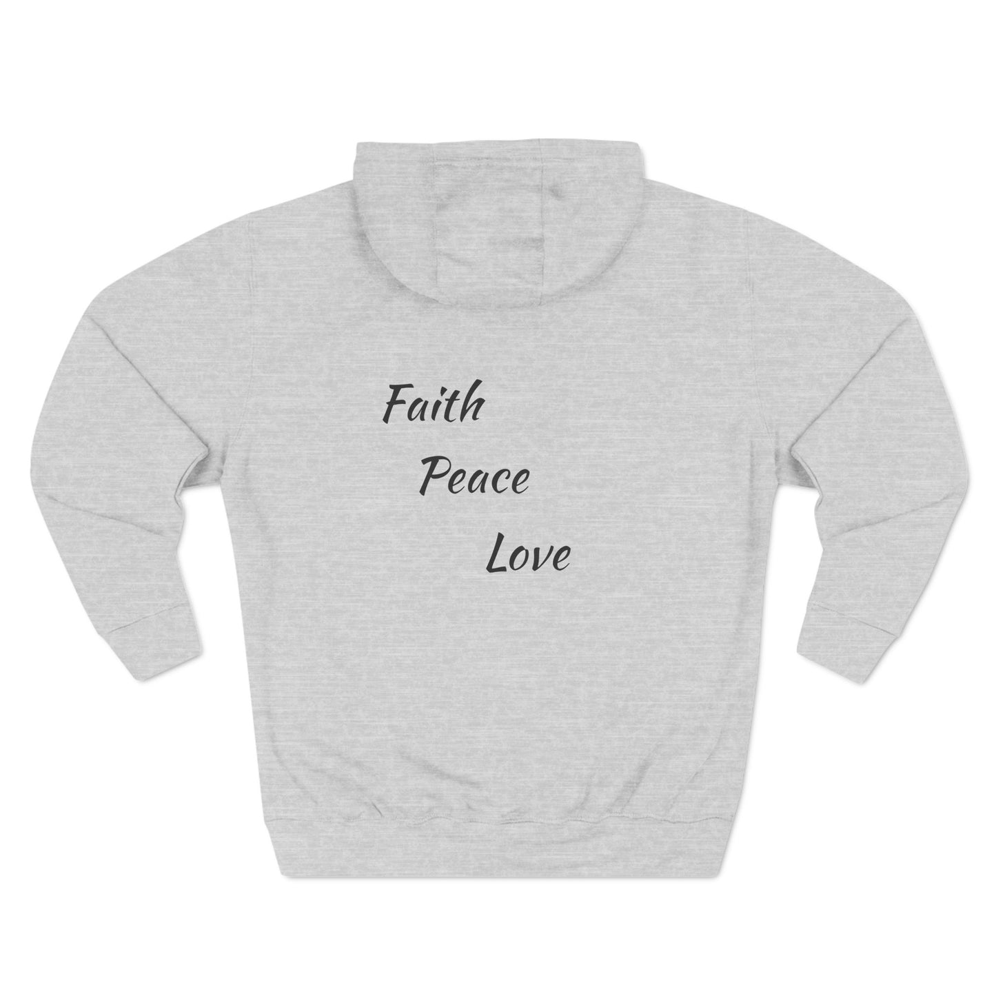 Three-Panel Fleece Hoodie